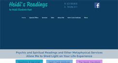 Desktop Screenshot of heidisreadings.com